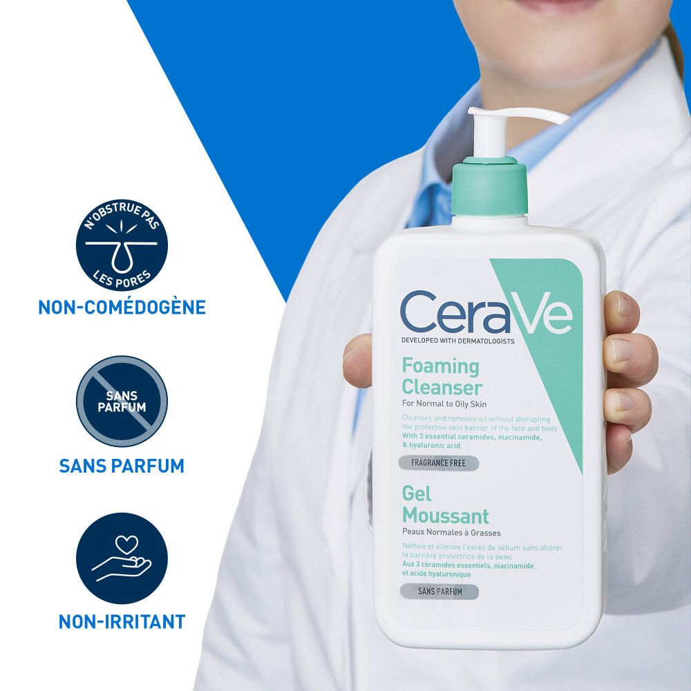 CeraVe Gel Nettoyant Moussant