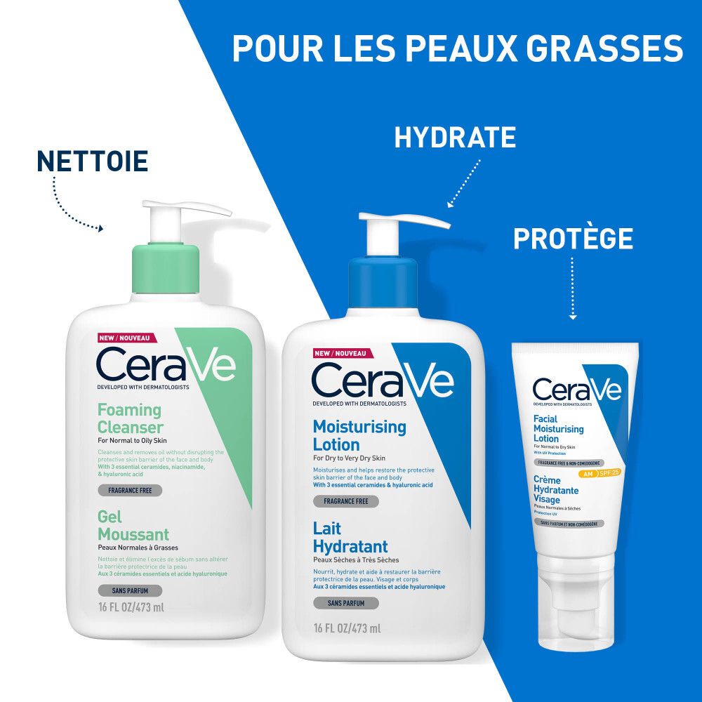 CeraVe Gel Nettoyant Moussant