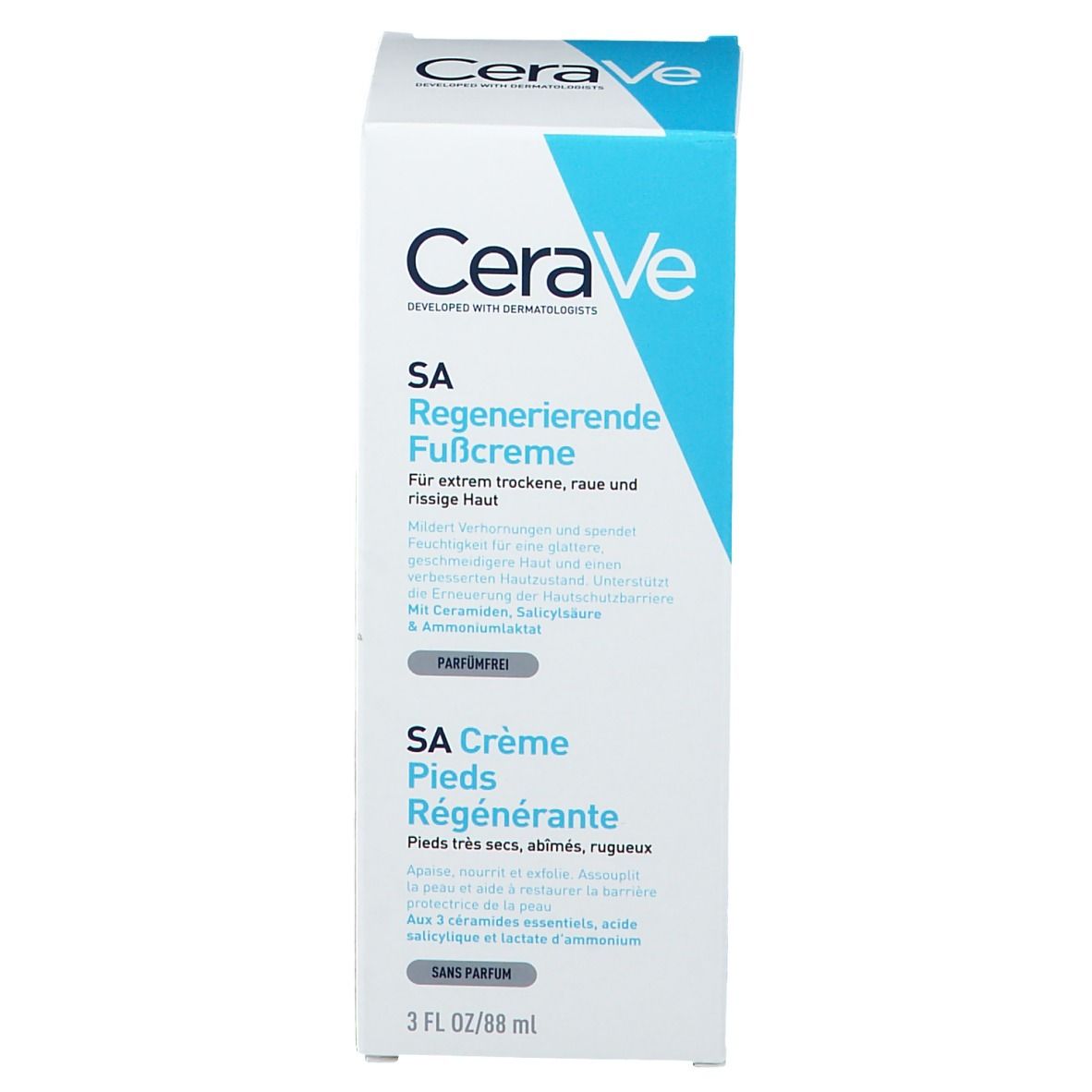CeraVe SA Crème Pieds Régénérante