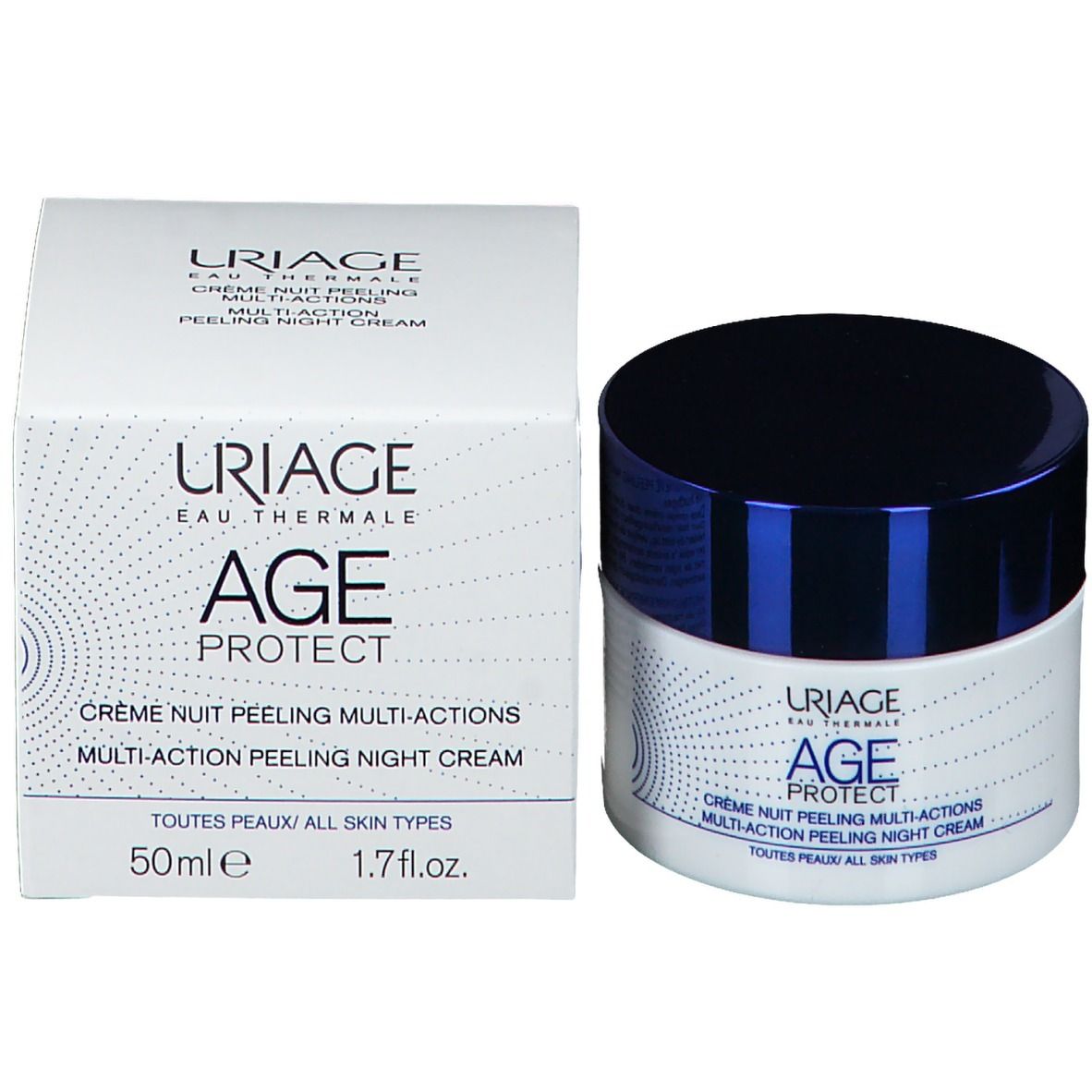 Uriage Age Protect Crème Nuit Peeling Multi-Actions