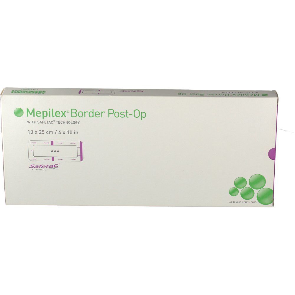Mepilex® Border Post-Op 10 x 25 cm