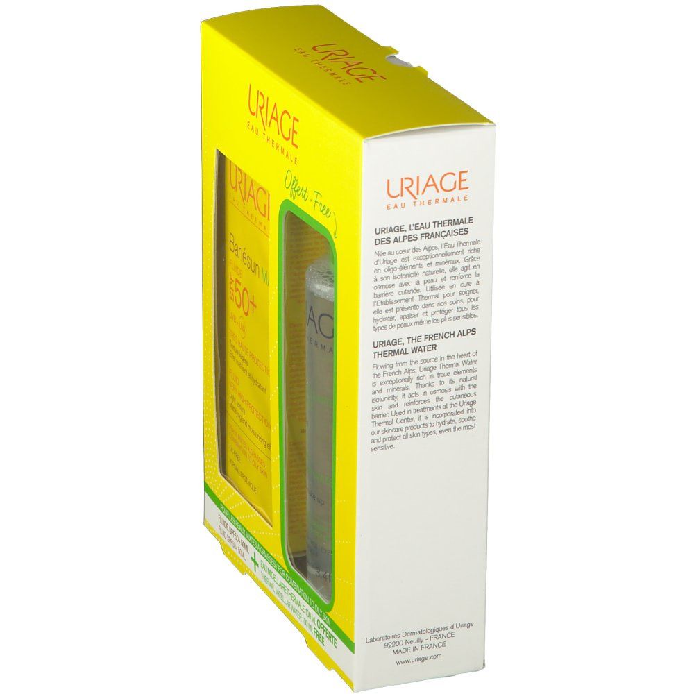 Uriage Bariésun MAT Fluid SPF50+ und Thermal-Micellarwasser
