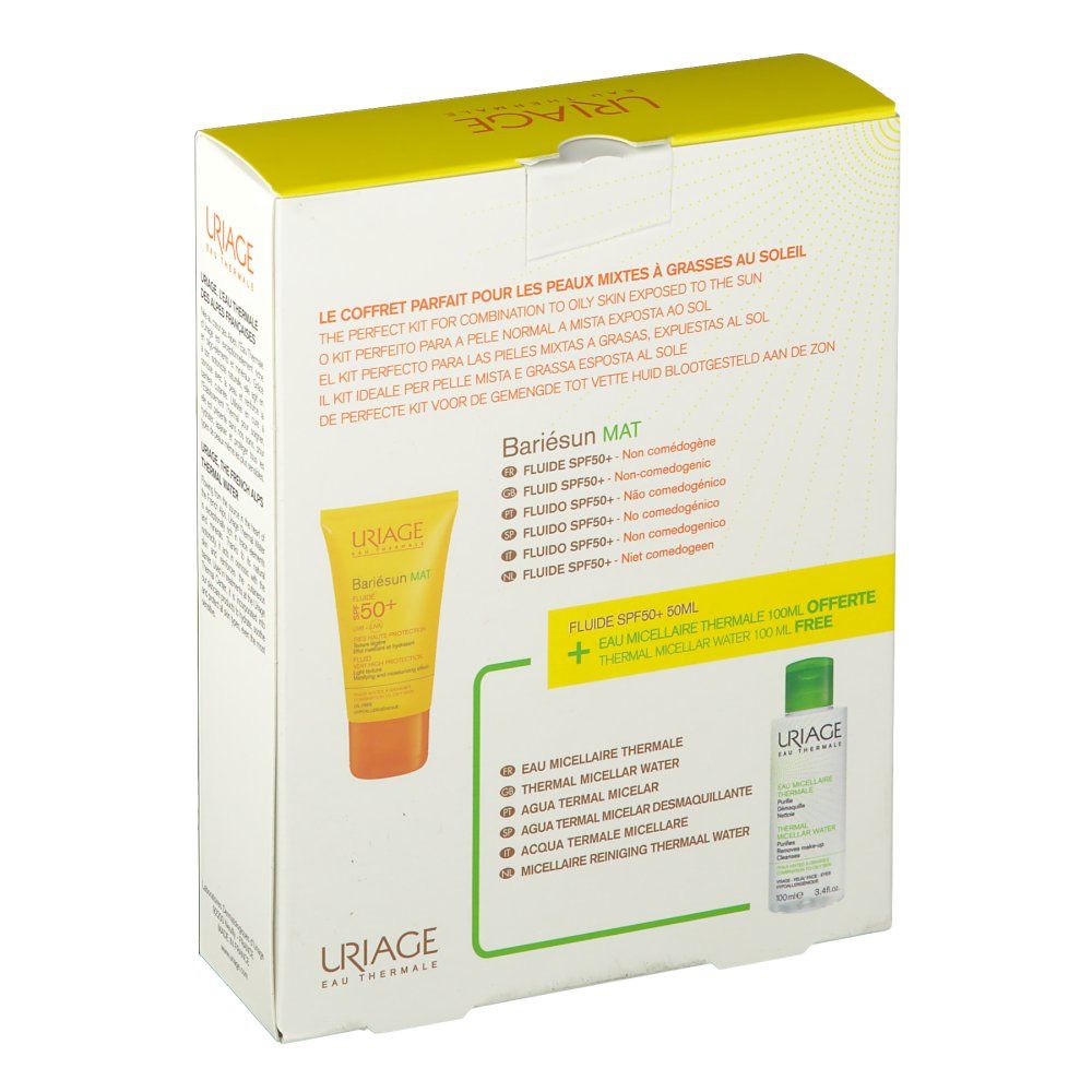 Uriage Bariésun MAT Fluid SPF50+ und Thermal-Micellarwasser