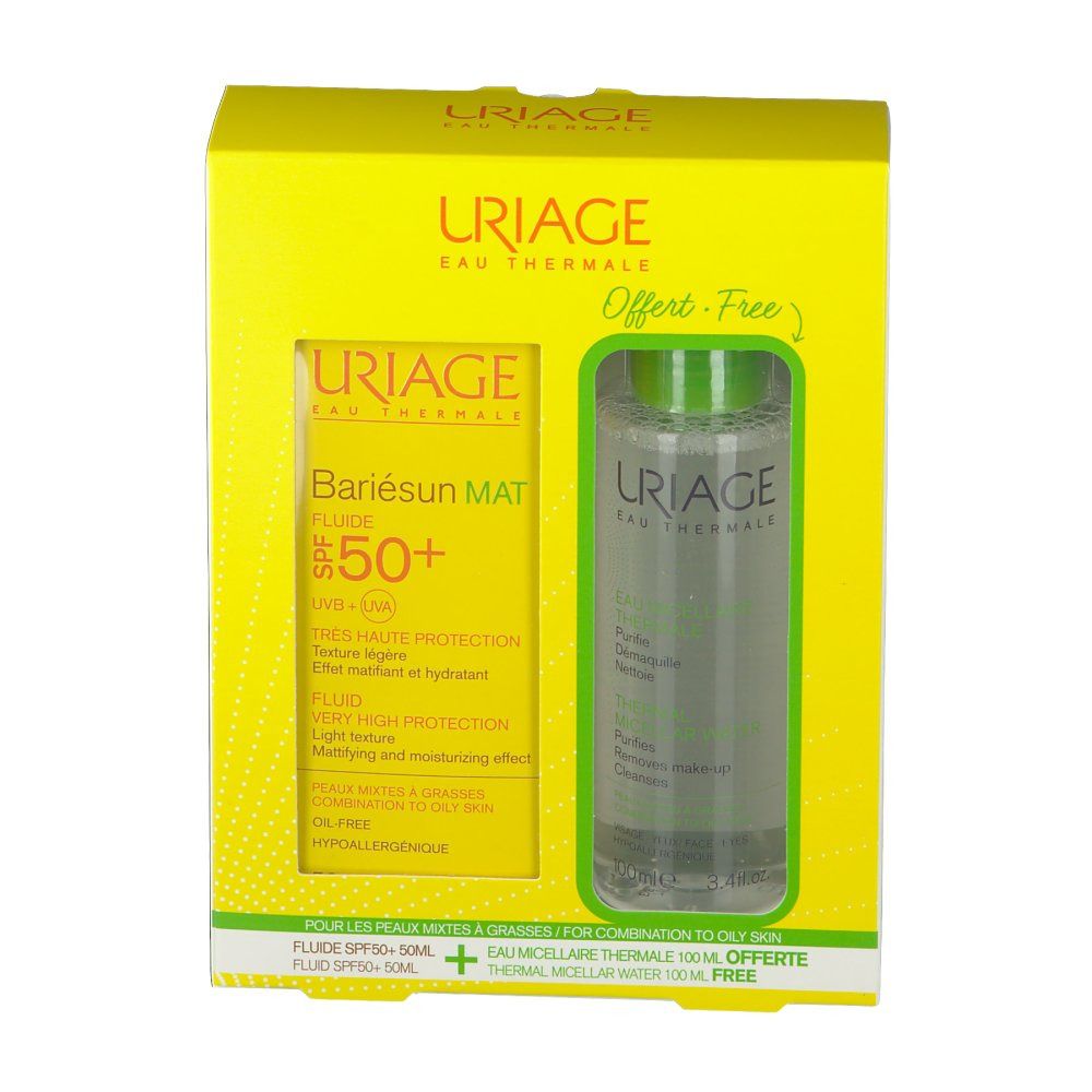 Uriage Bariésun MAT Fluid SPF50+ und Thermal-Micellarwasser