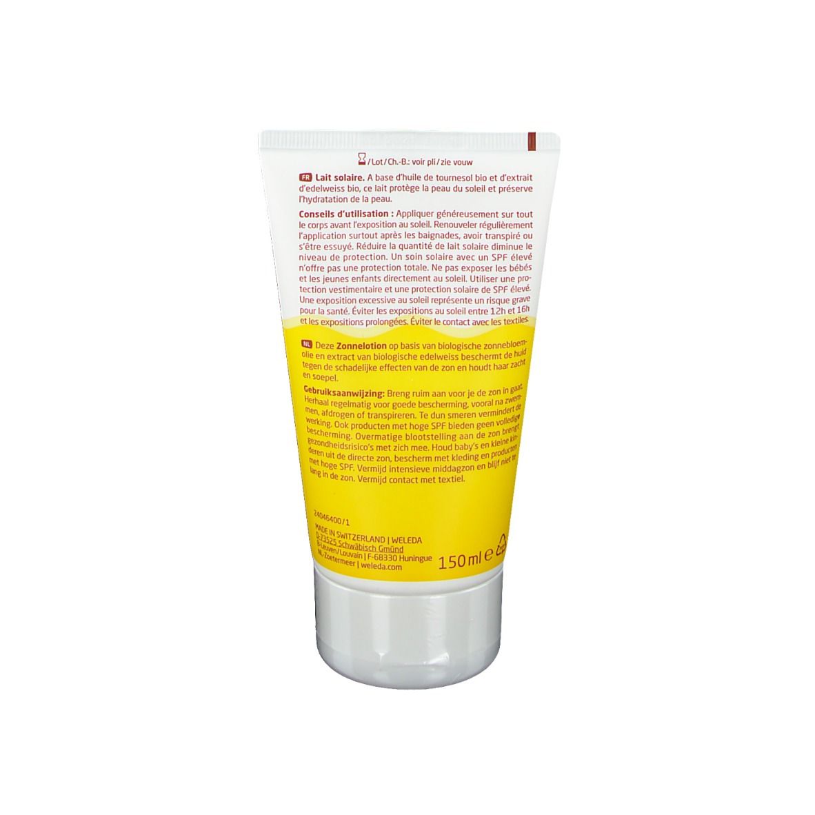 Weleda Edelweiss Sonnenmilch LSF 30