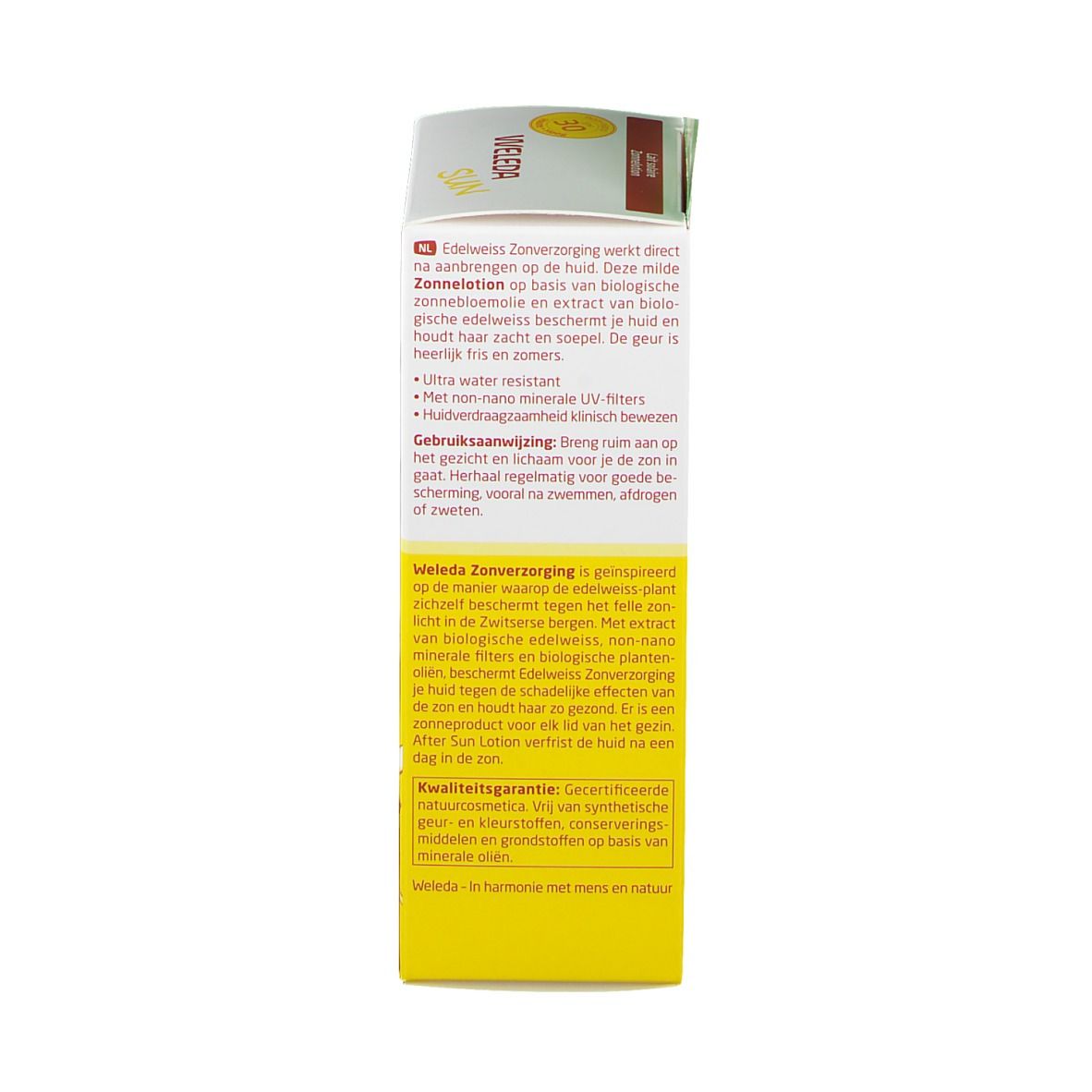 Weleda Edelweiss Sonnenmilch LSF 30