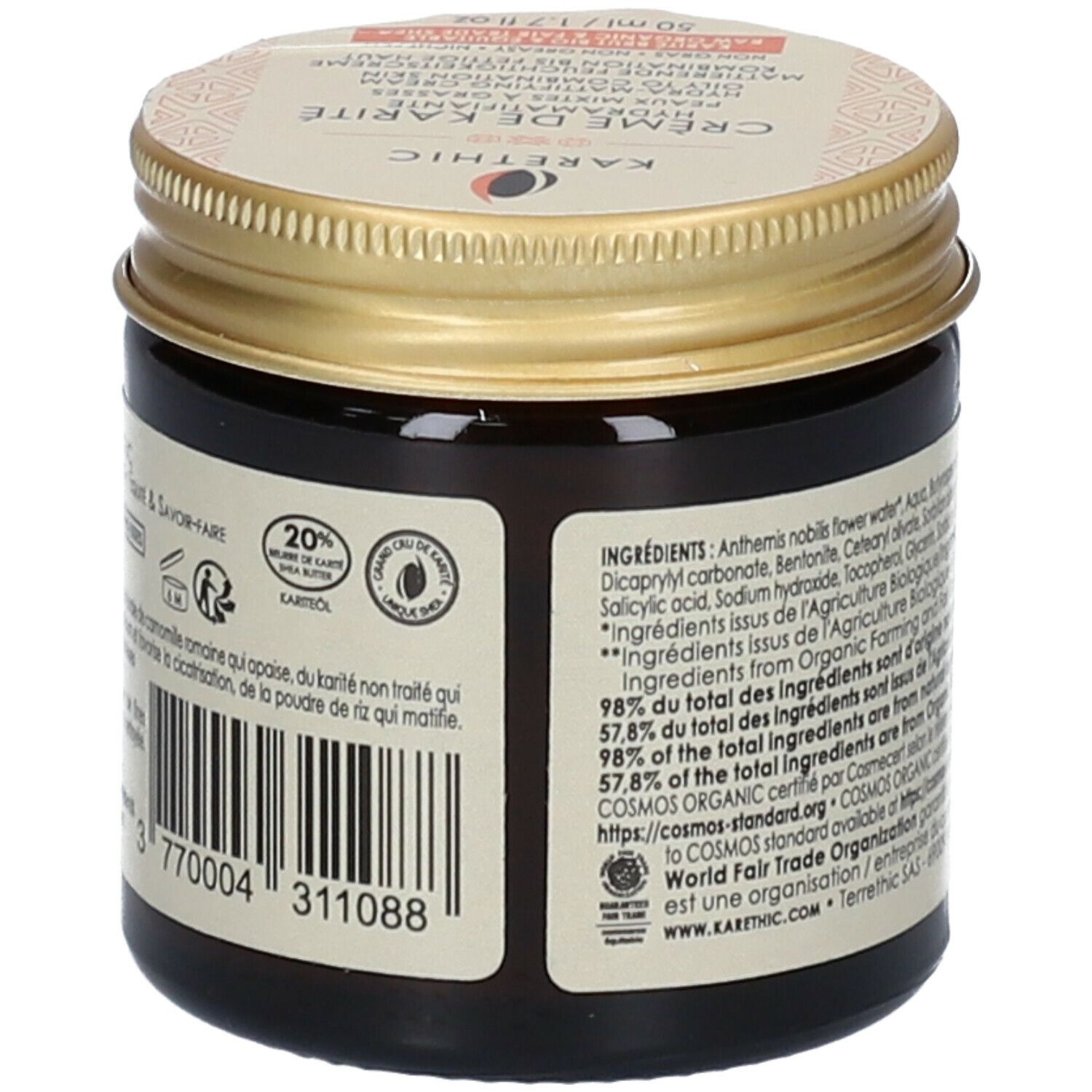KARETHIC Crème de Karité Mattierende Feuchtigkeitscreme