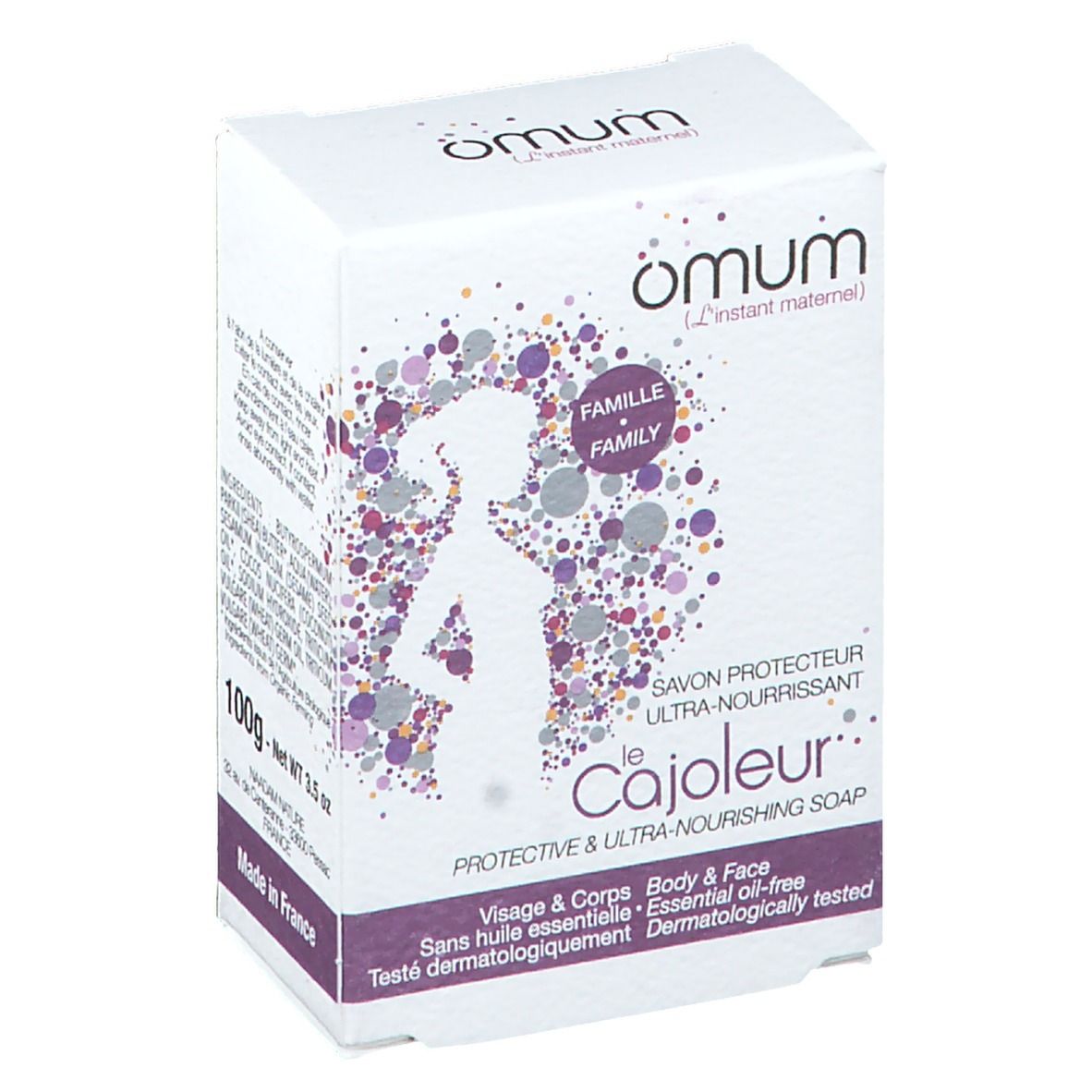 Omum l'Instant Maternel le Cajoleur Savon Protecteur & Ultra Nourrissante Bio