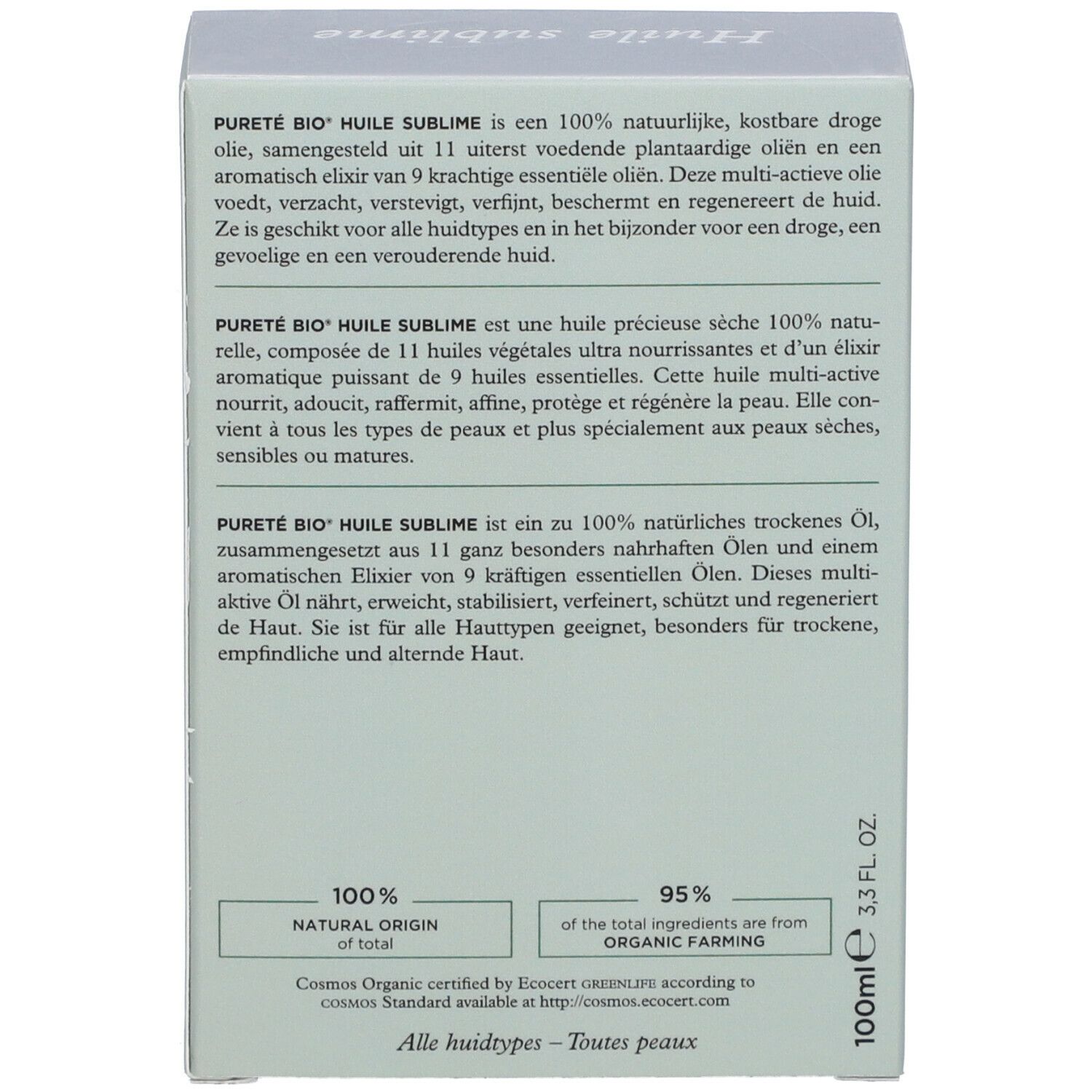 Pureté bio® Erhabenes Öl