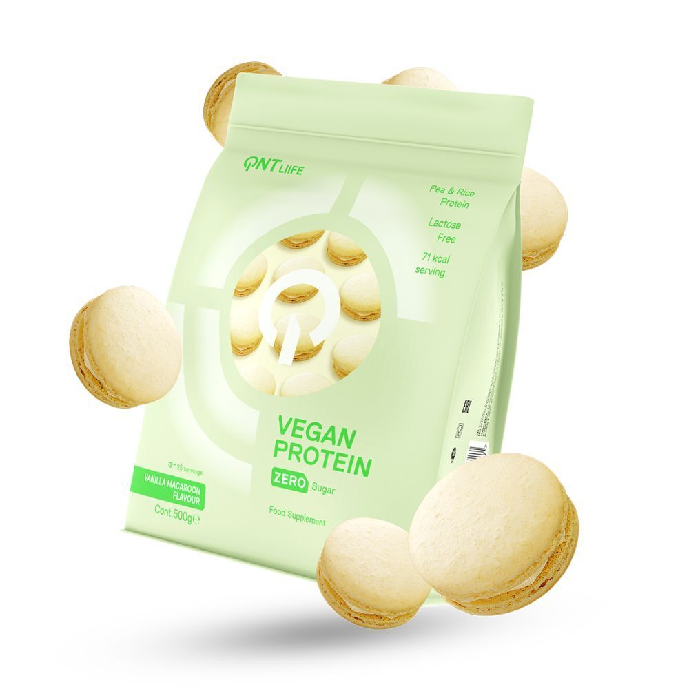 QNT Veganes Protein Vanille-Makrone