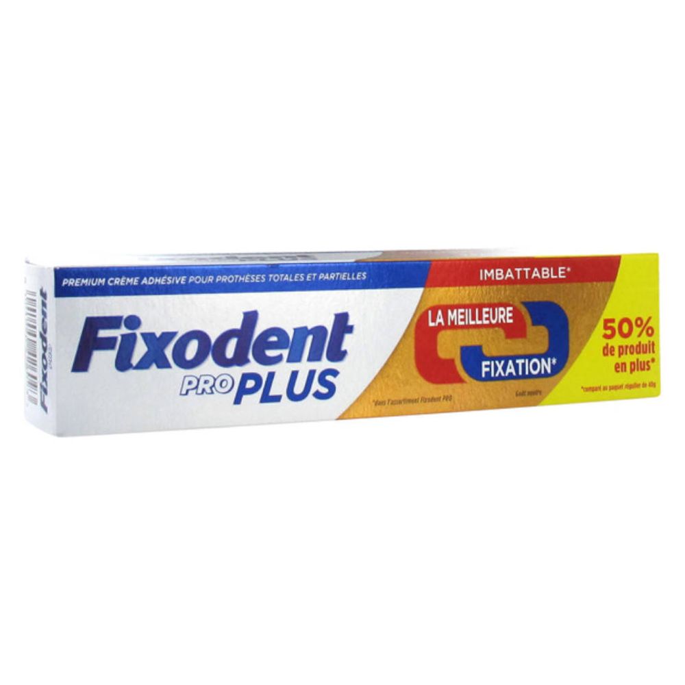 Fixodent® Pro Plus La Meilleure Fixation Crème adhésive