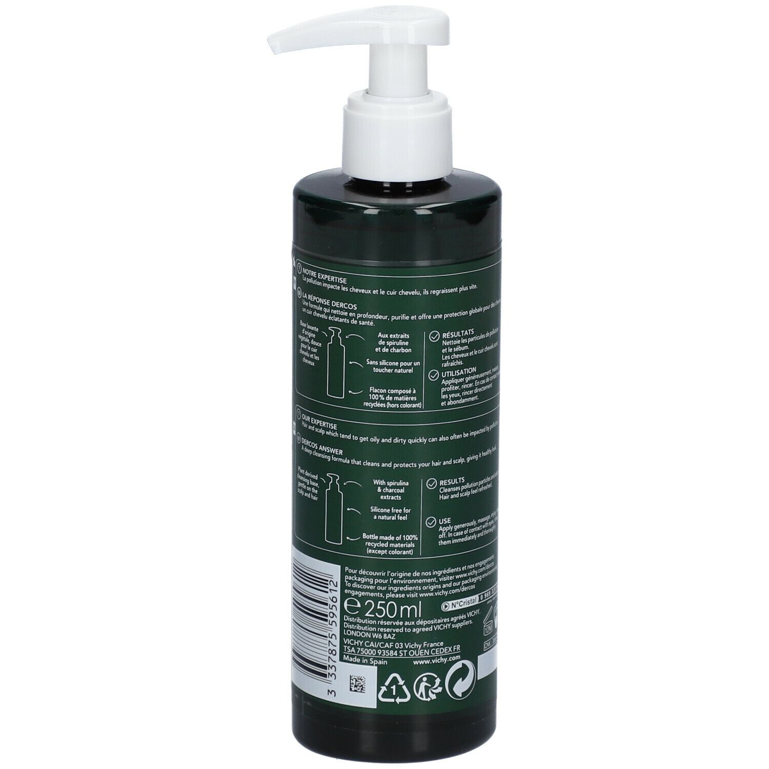 Vichy Dercos Shampooing detox purifiant