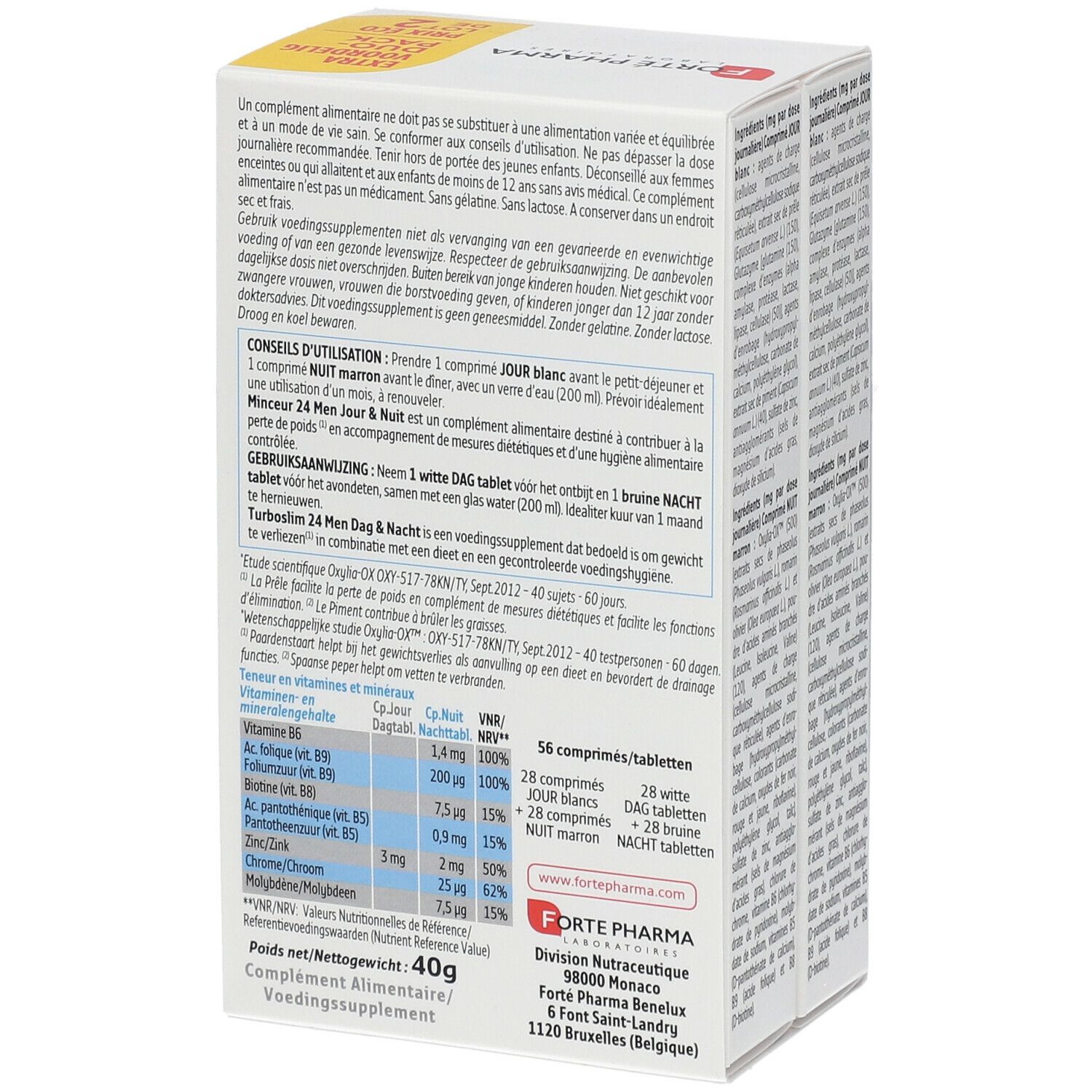 Forté Pharma TurboSlim 24 jour & nuit pack double