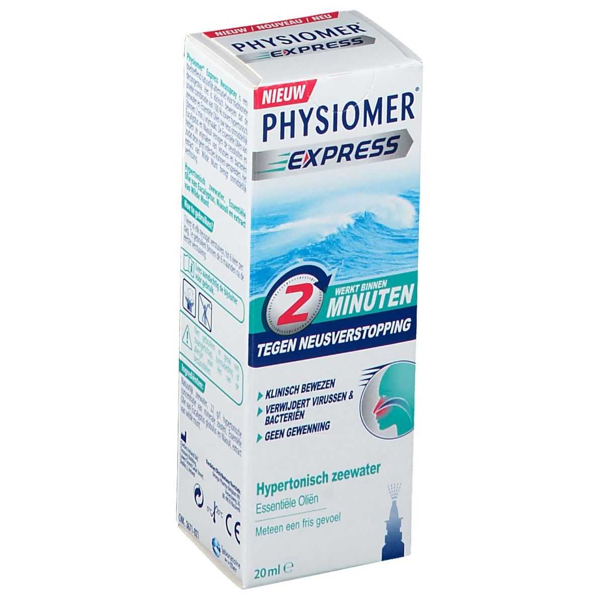 PHYSIOMER® EXPRESS Hypertonisches Meerwasser