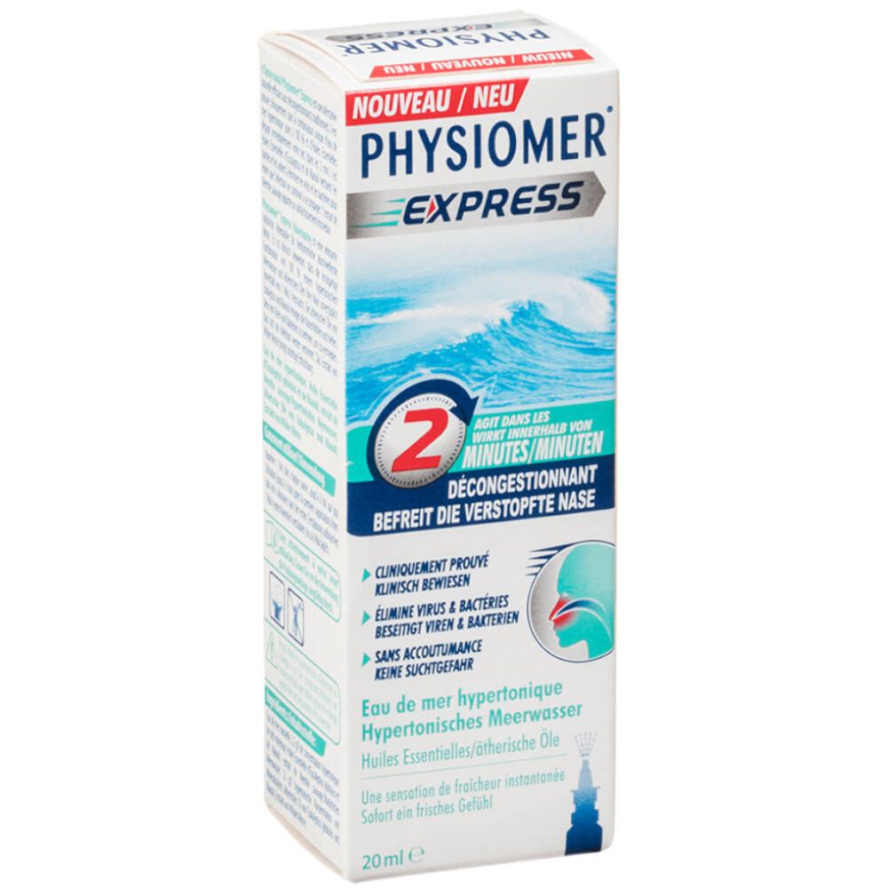 PHYSIOMER® EXPRESS Hypertonisches Meerwasser