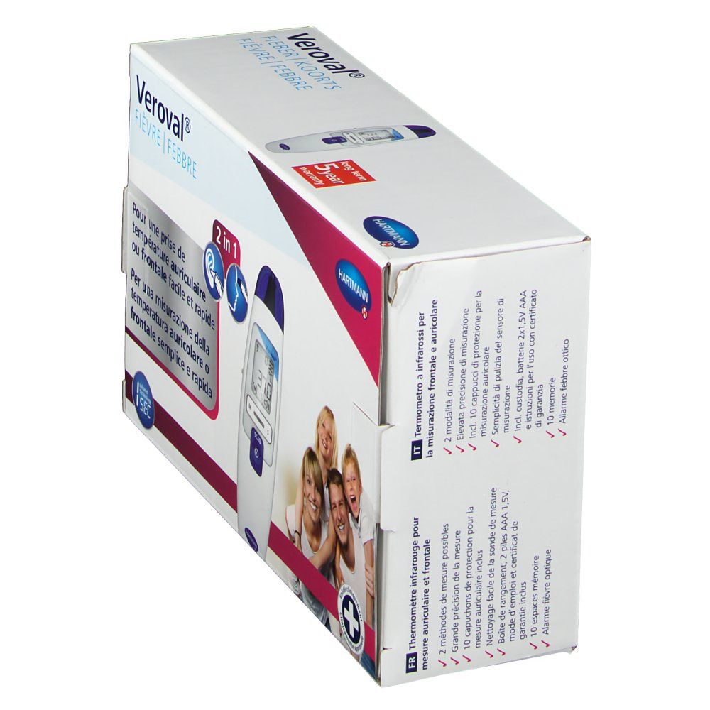 Veroval® 2 in 1 Infrarot-Fieberthermometer