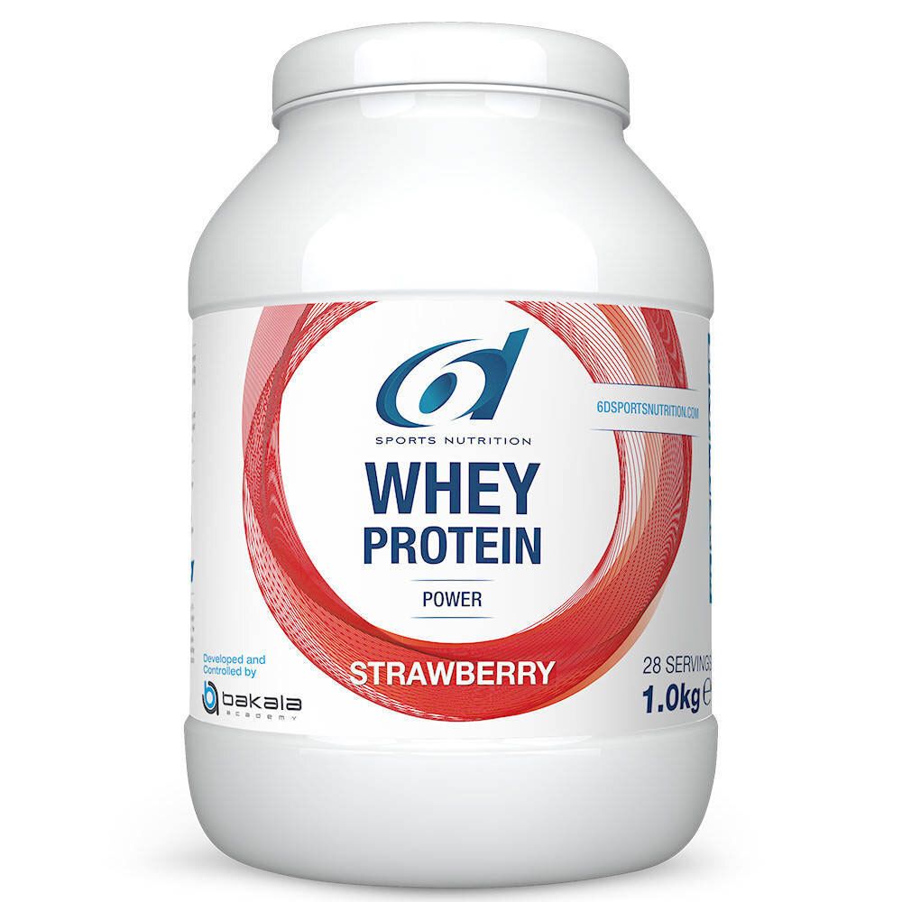 6D Sports Nutrition Whey Protein Erdbeere
