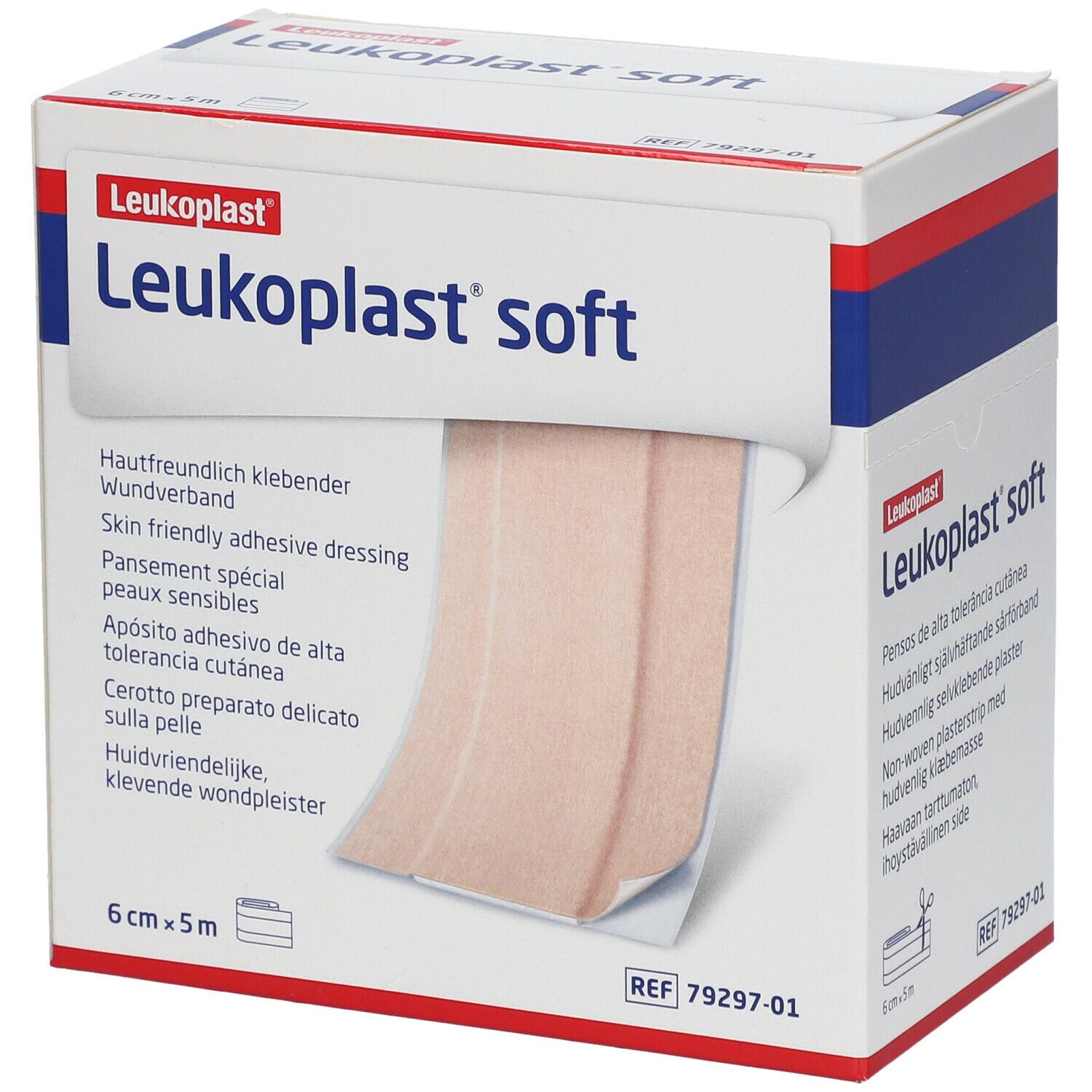 Leukoplast Soft 5 mx 6 cm pro Rolle 1 St - Redcare Apotheke