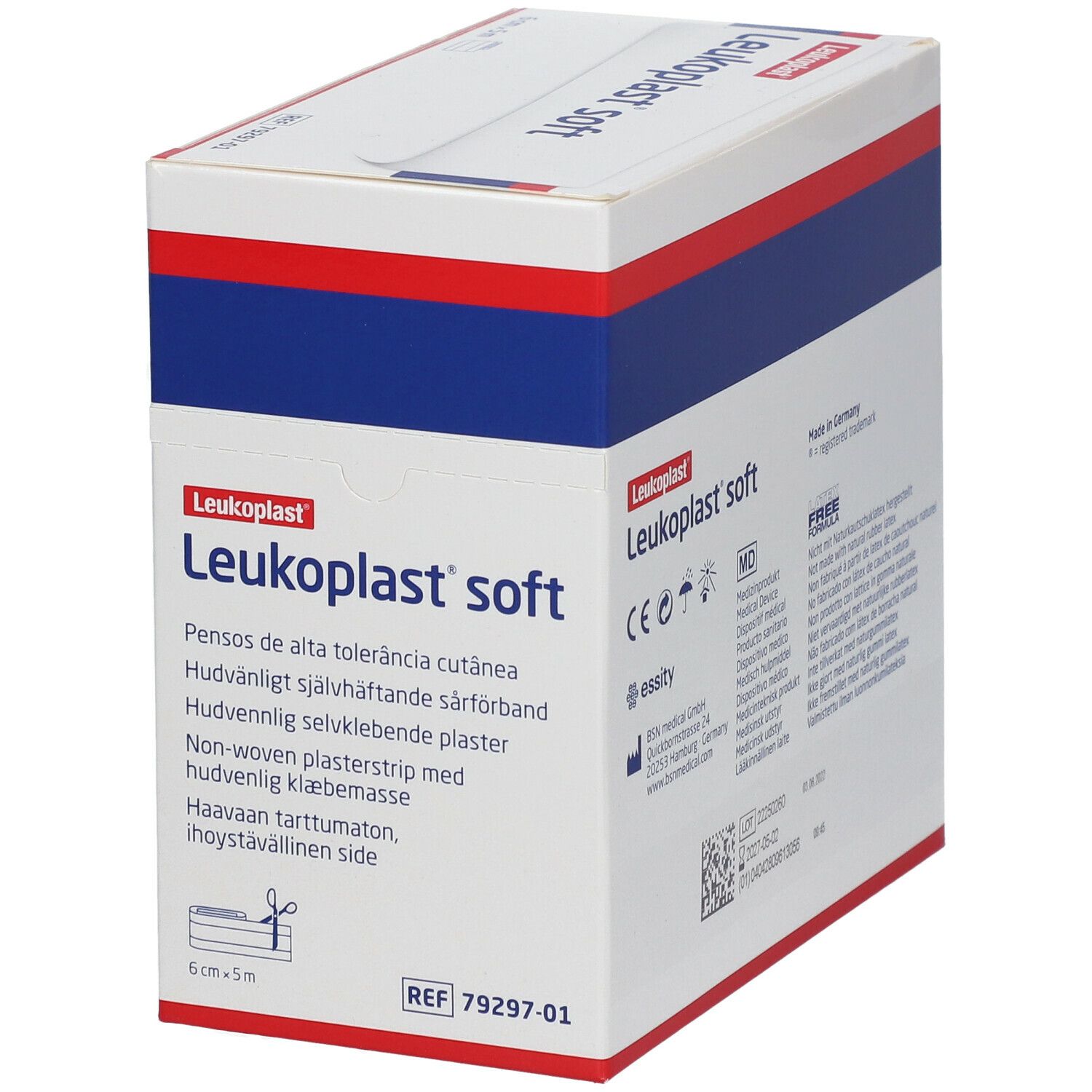 Leukoplast Soft 5 mx 6 cm pro Rolle