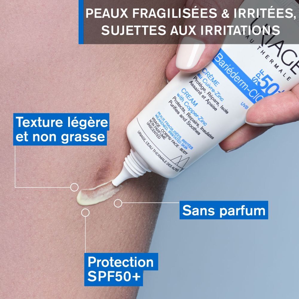 URIAGE Bariéderm Cica-Crème au Cuivre-Zinc SPF50+