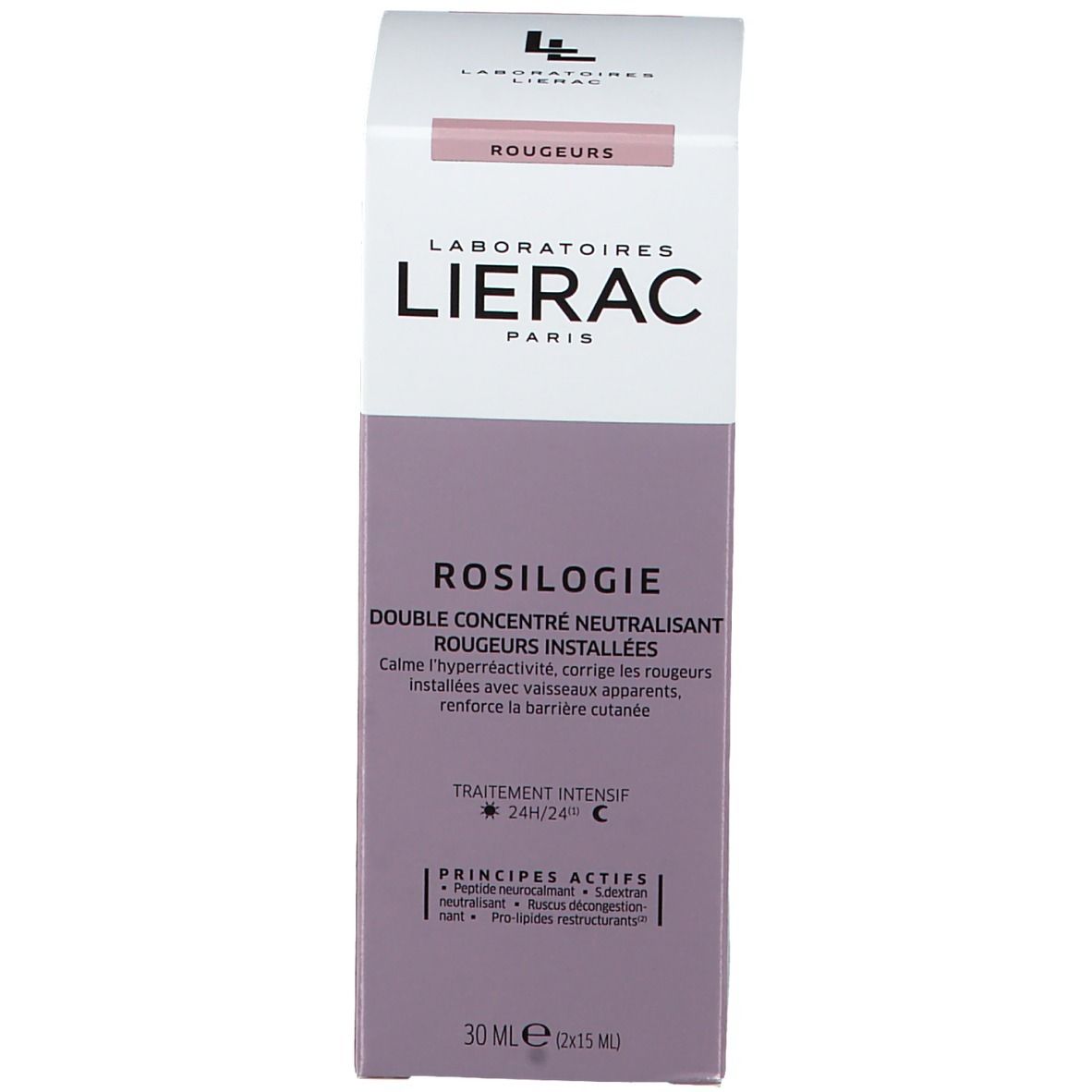 LIERAC Rosilogie Double concentré neutralisant rougeurs installées