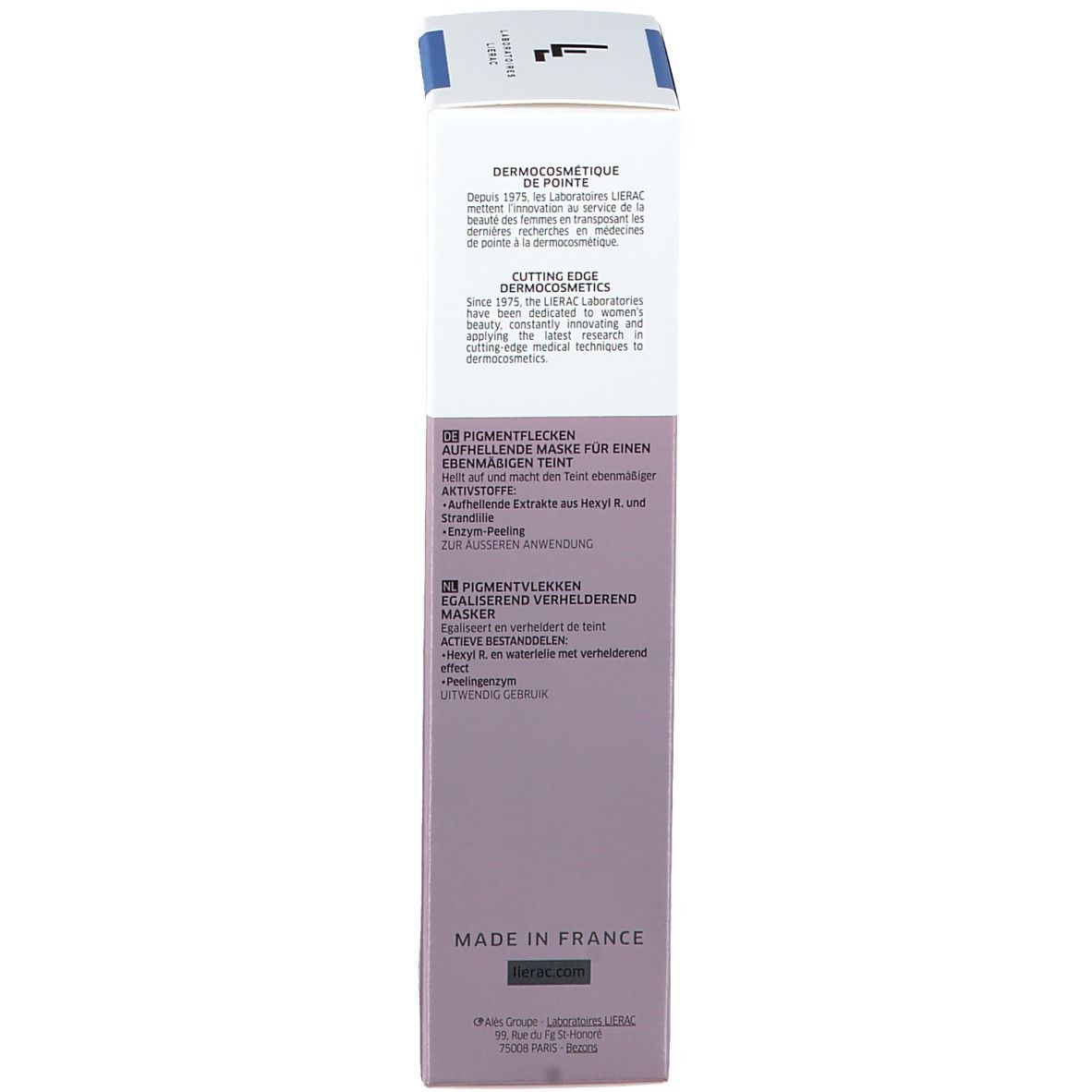 Lierac Lumilogie Masque éclaircissant unifiant
