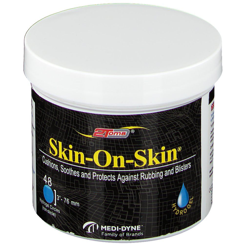 MEDI-DYNE™ 2Toms® Skin-On-Skin® Hydrogel runde Pflaster