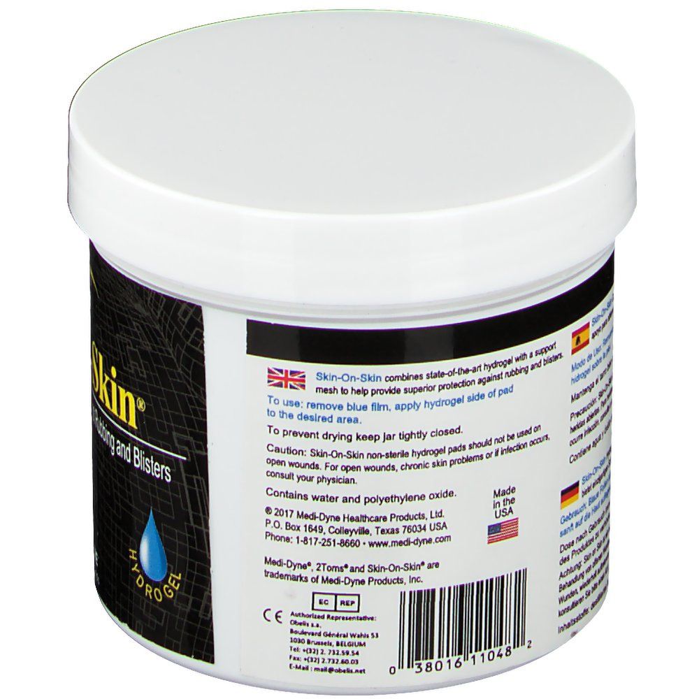MEDI-DYNE™ 2Toms® Skin-On-Skin® Hydrogel runde Pflaster