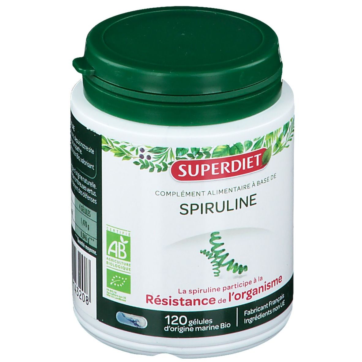 SUPERDIET Spiruline Bio