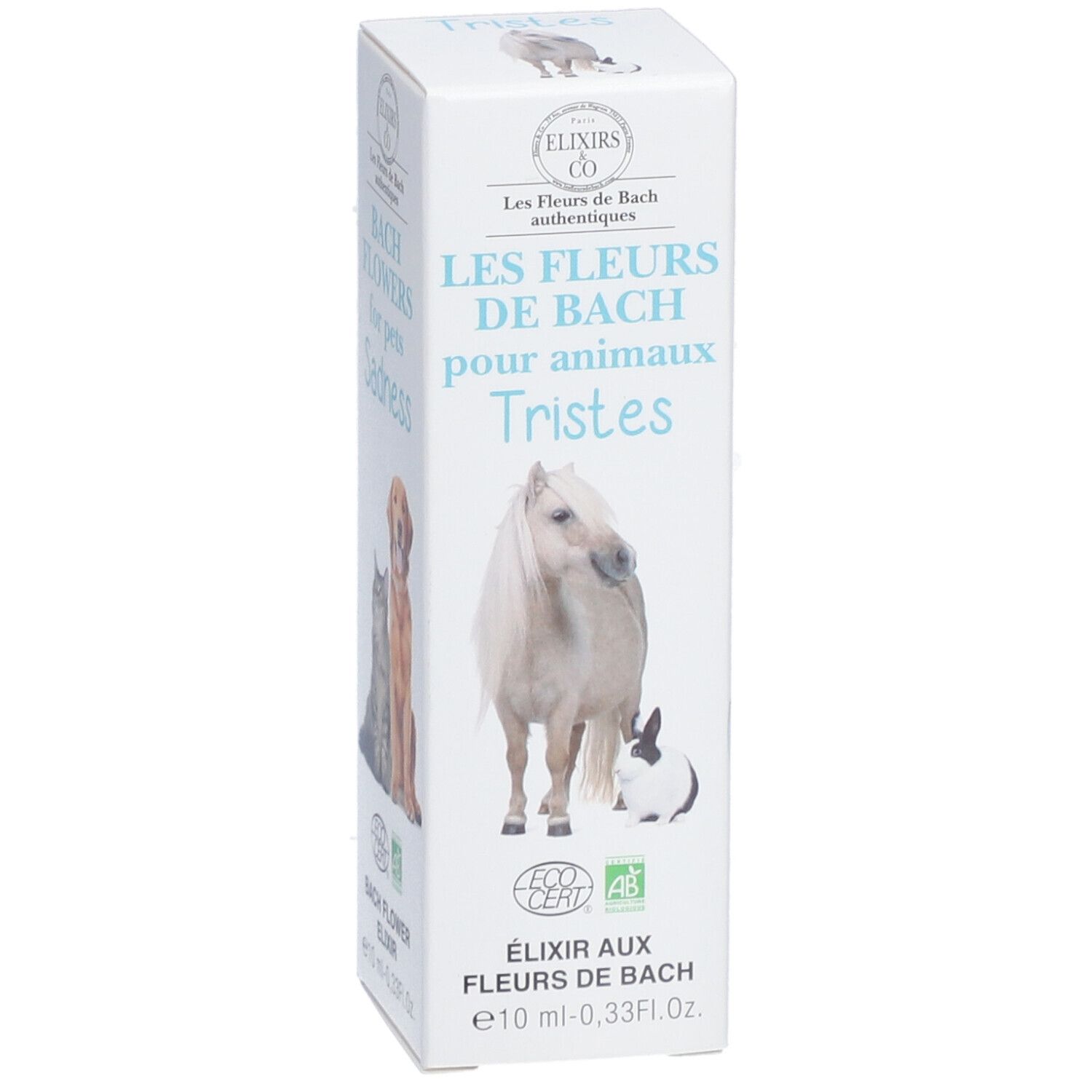 Elixirs & Co Les Fleurs de Bach pour Animaux Tristes