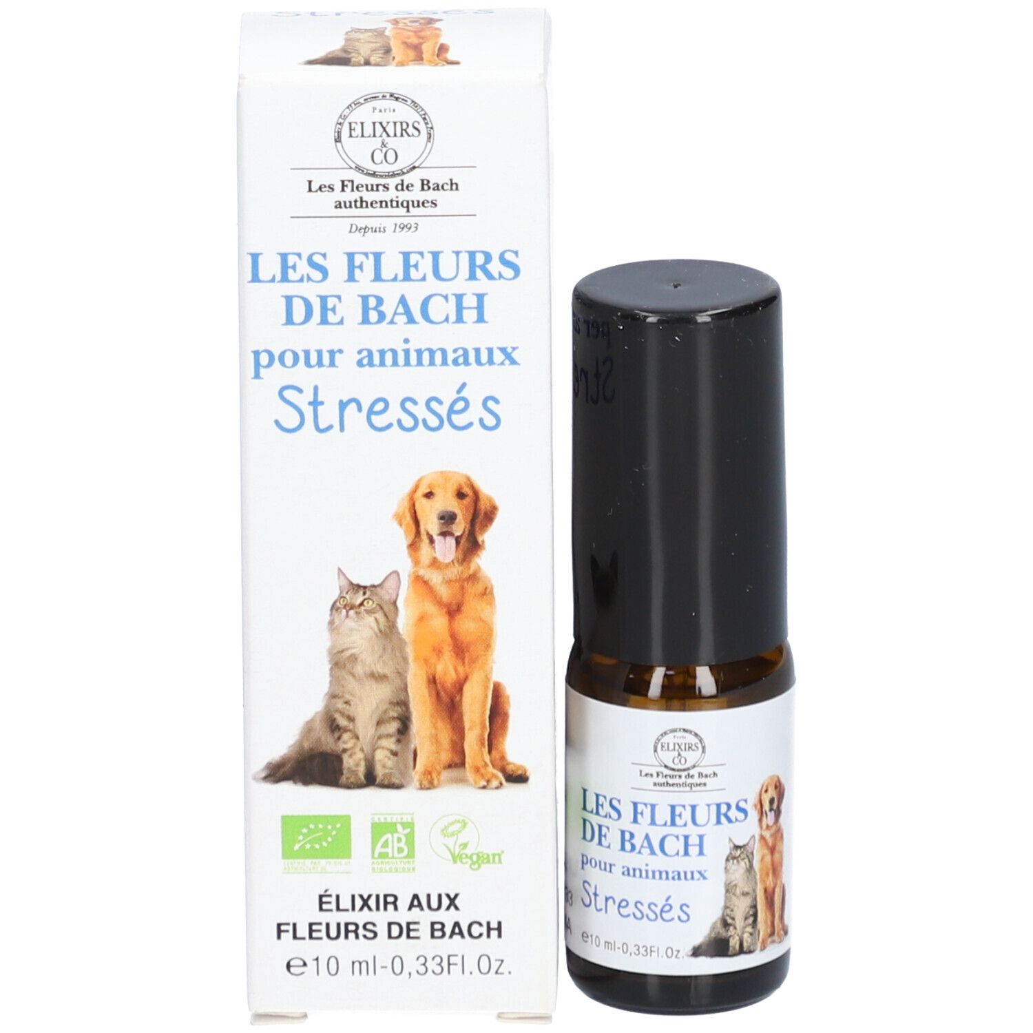 Elixirs & Co Les Fleurs de Bach Animaux Stressés Spray