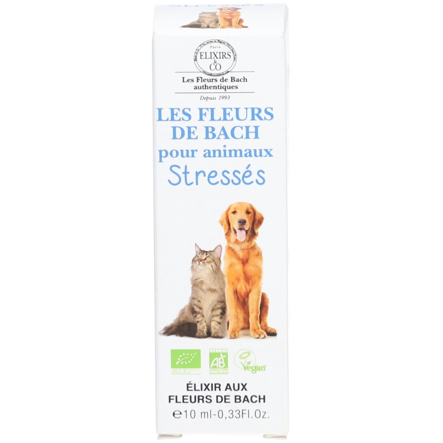 Elixirs & Co Les Fleurs de Bach Animaux Stressés Spray