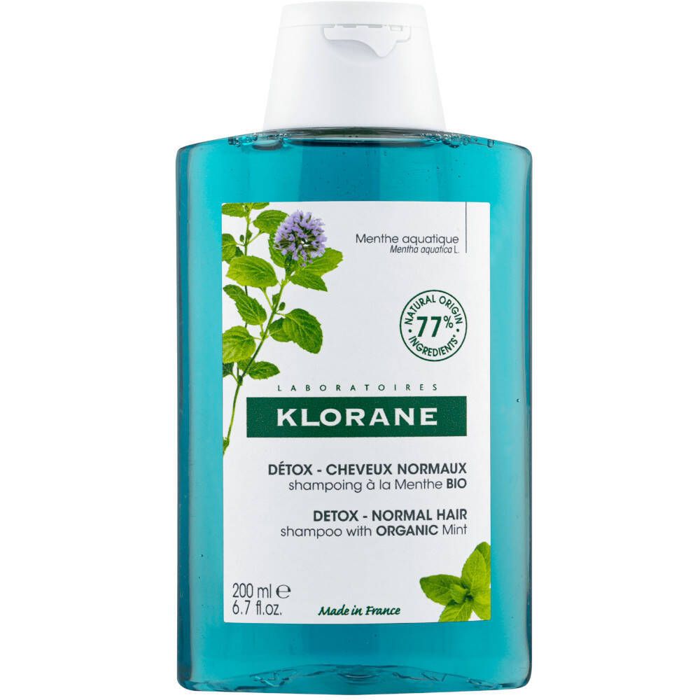 KLORANE Anti-Pollution Shampooing détox à la Menthe aquatique