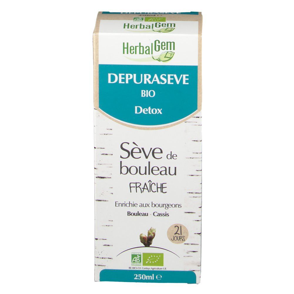 Depuraseve Sève de Bouleau Fraiche Bio Detox 21 Tage Frische Birkensaft Kur