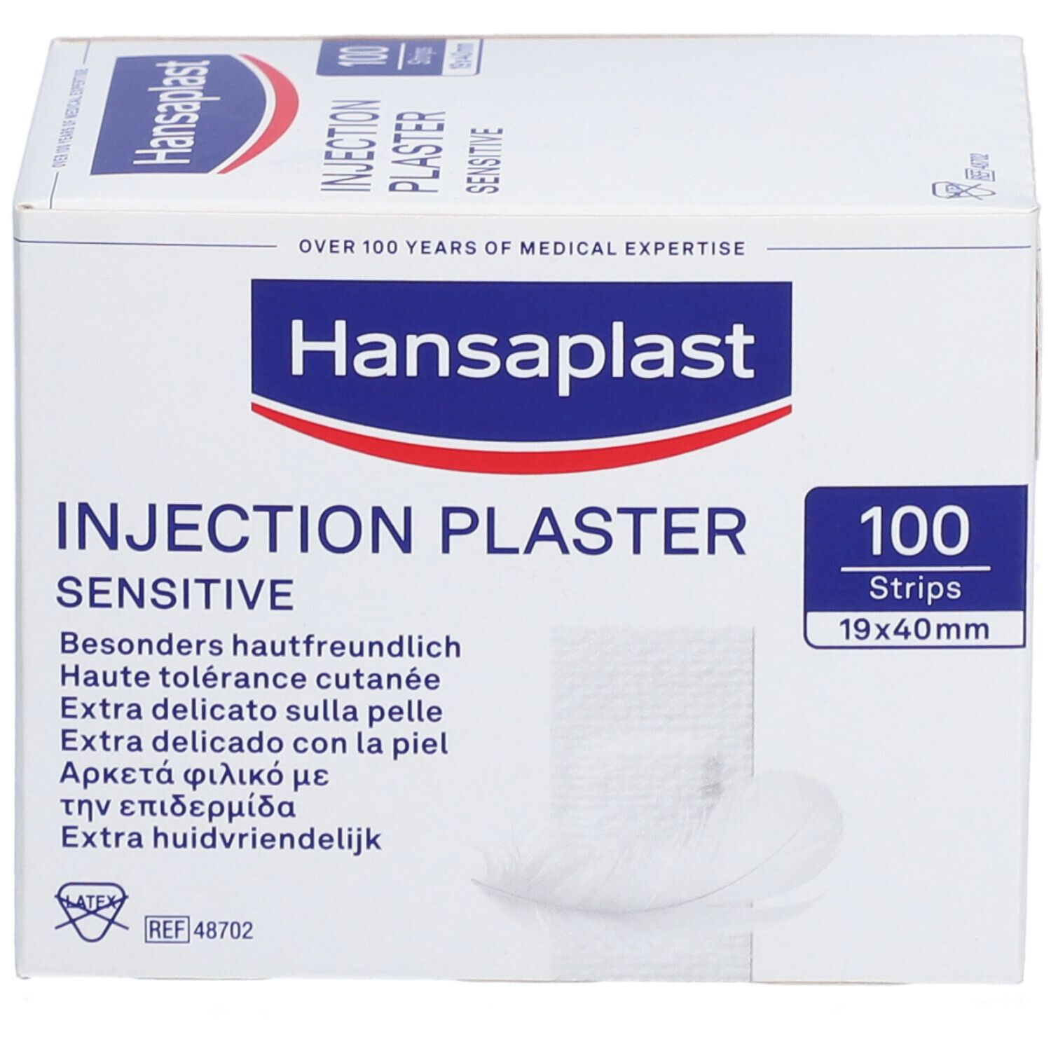 Hansaplast Injektionspflaster Sensitive 19 x 40 mm