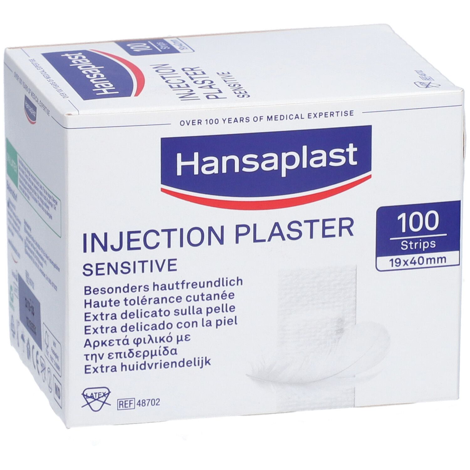 Hansaplast Injektionspflaster Sensitive 19 x 40 mm