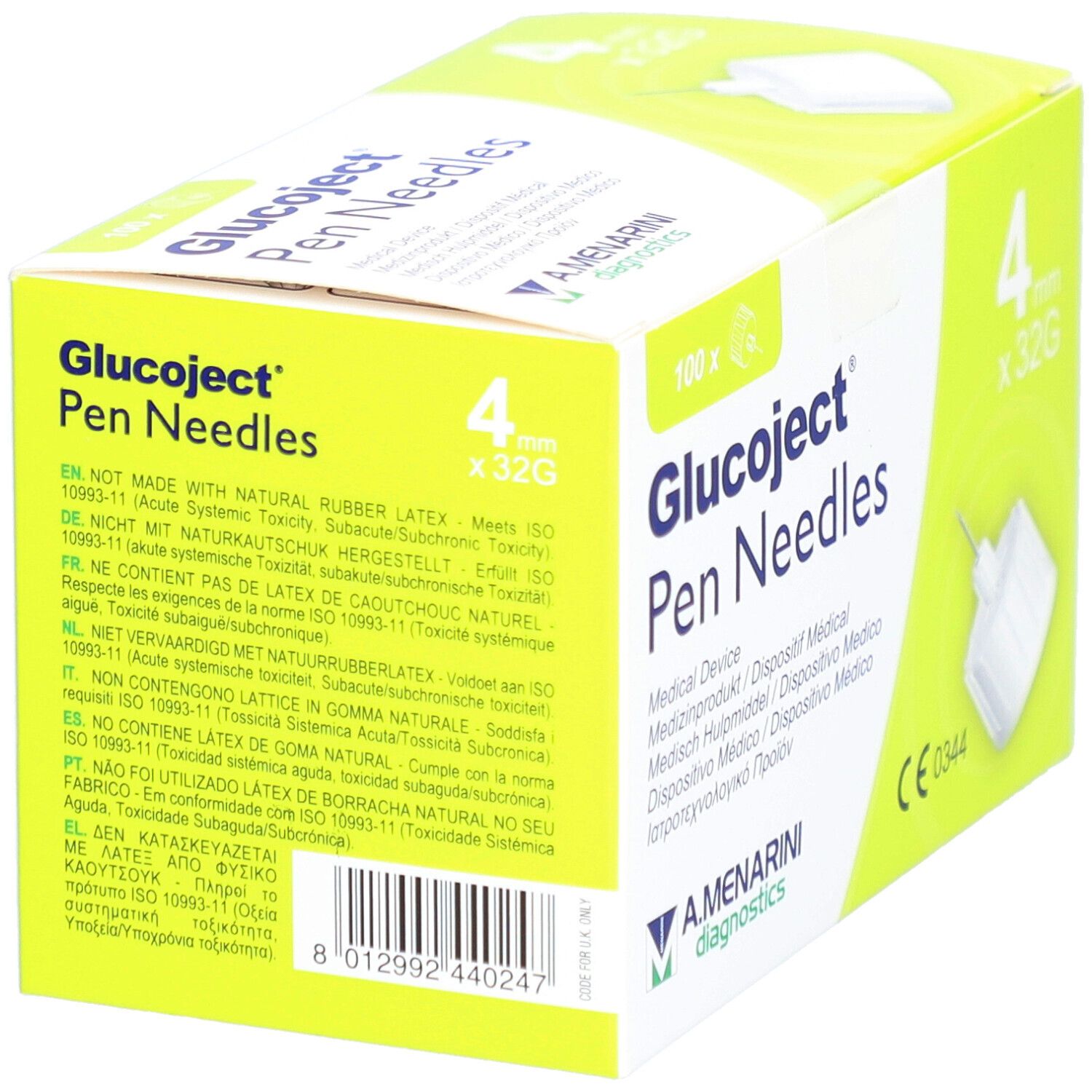 Glucoject® Pen Nadeln 4 mm 32G