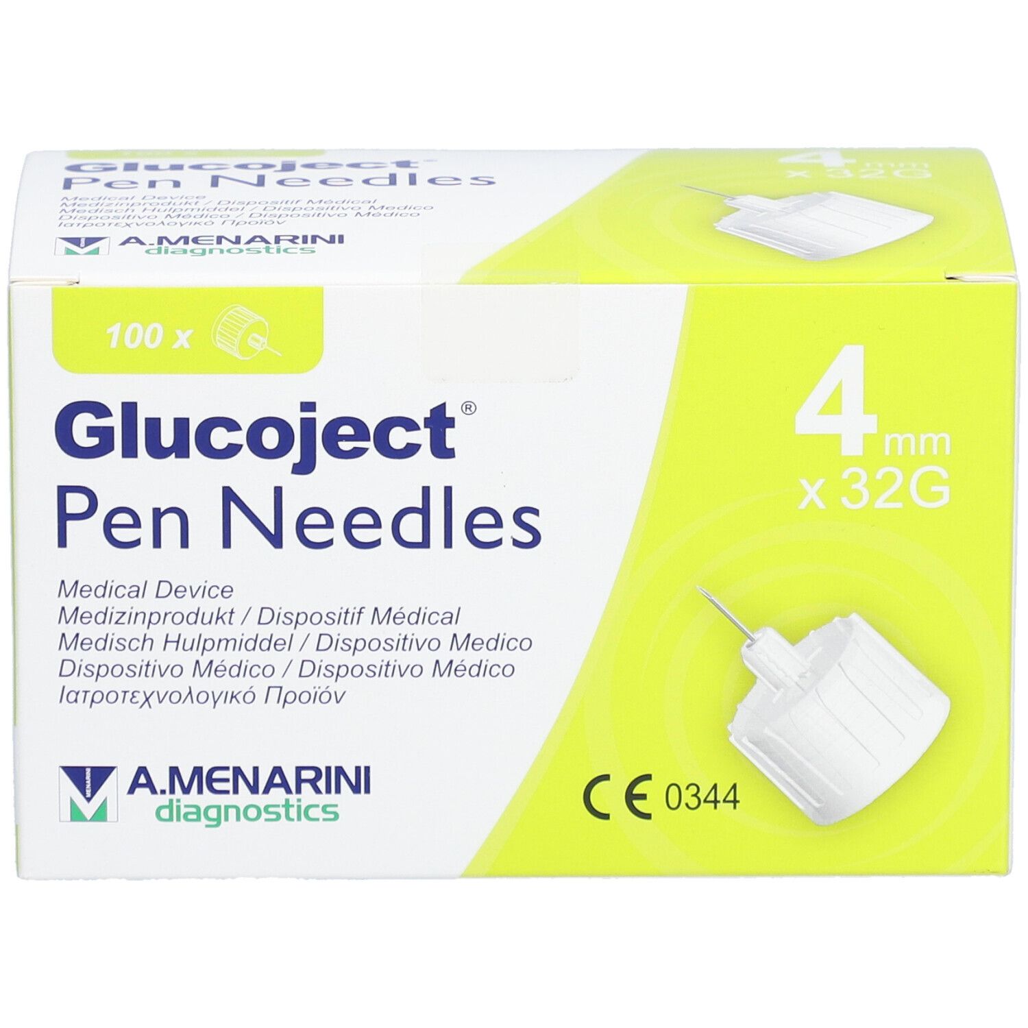 Glucoject® Pen Nadeln 4 mm 32G