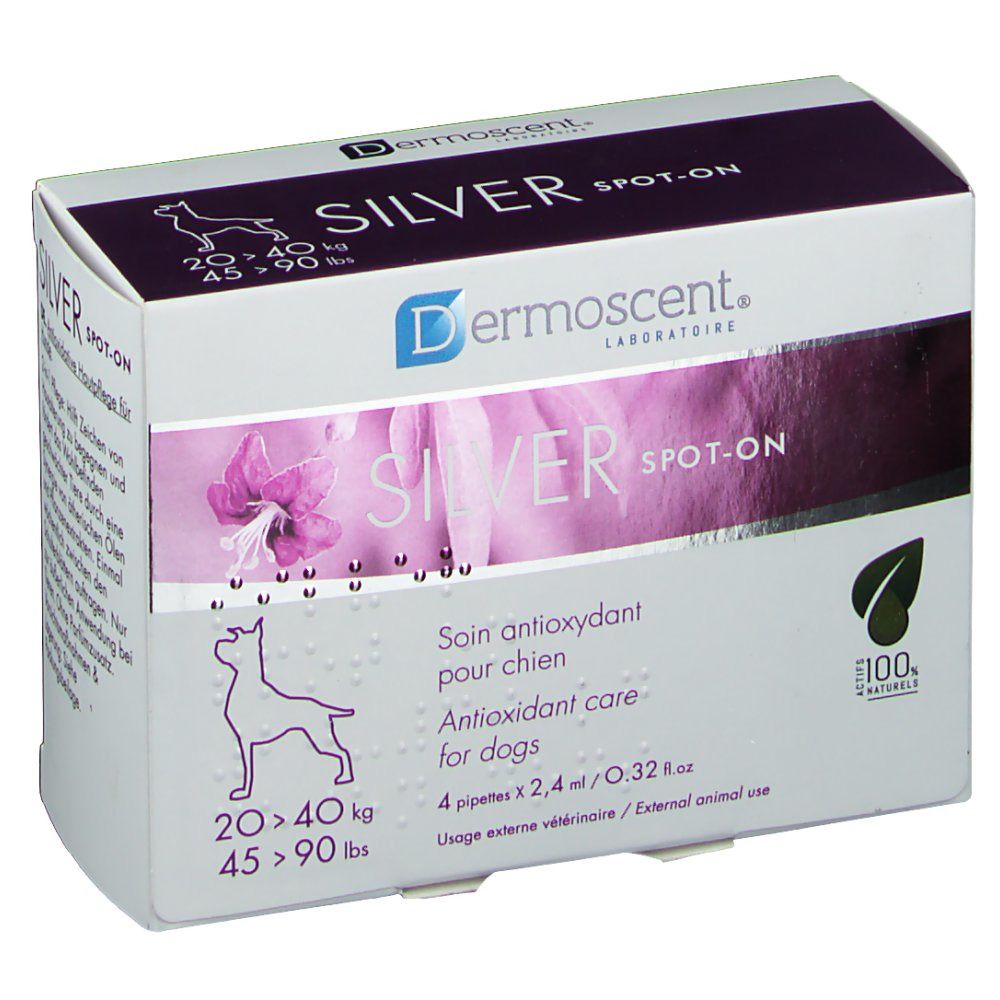 Dermoscent® Silver Spot-On für Hunde 20-40 kg