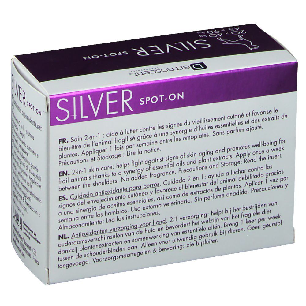Dermoscent® Silver Spot-On für Hunde 20-40 kg