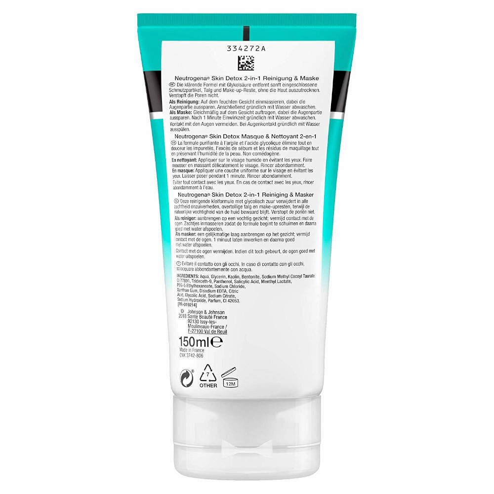 Neutrogena® Deep Clean Masque & Nettoyant 2-en-1
