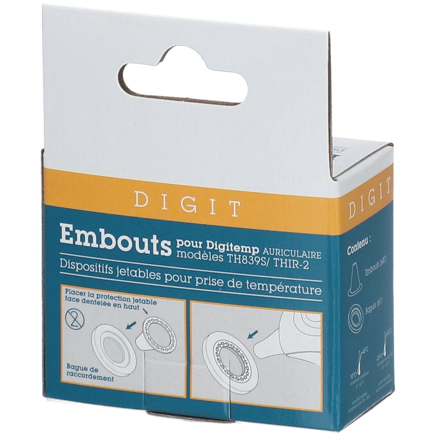 Embouts pour thermomètre auriculaire Digitemp