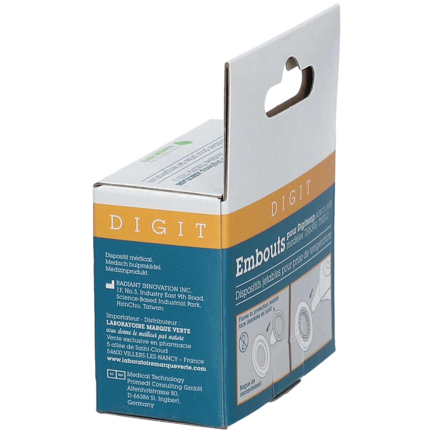 Embouts pour thermomètre auriculaire Digitemp