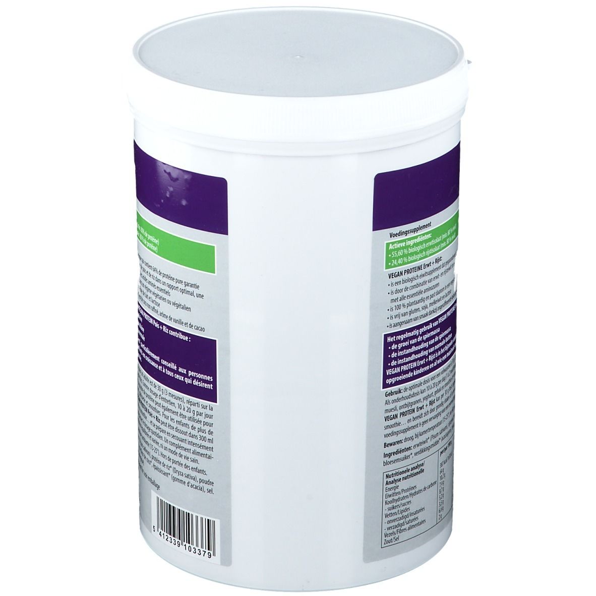 MannaVital VEGAN PROTEIN Erbsen + Reis PLATINUM