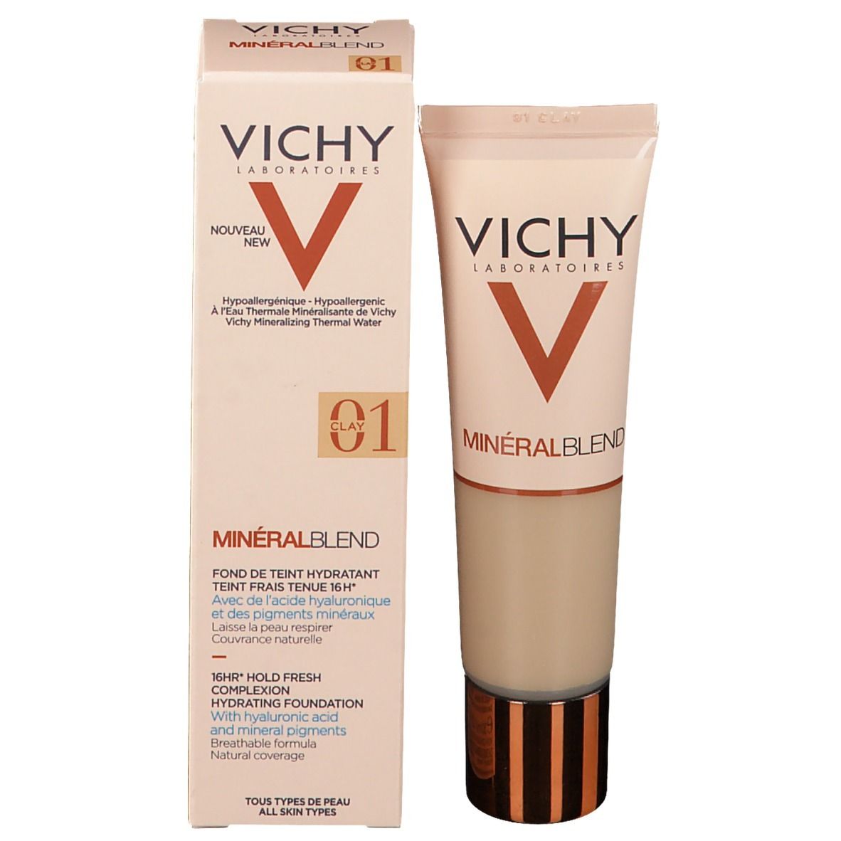 VICHY Minéralblend Make-up Fluid 01 clay