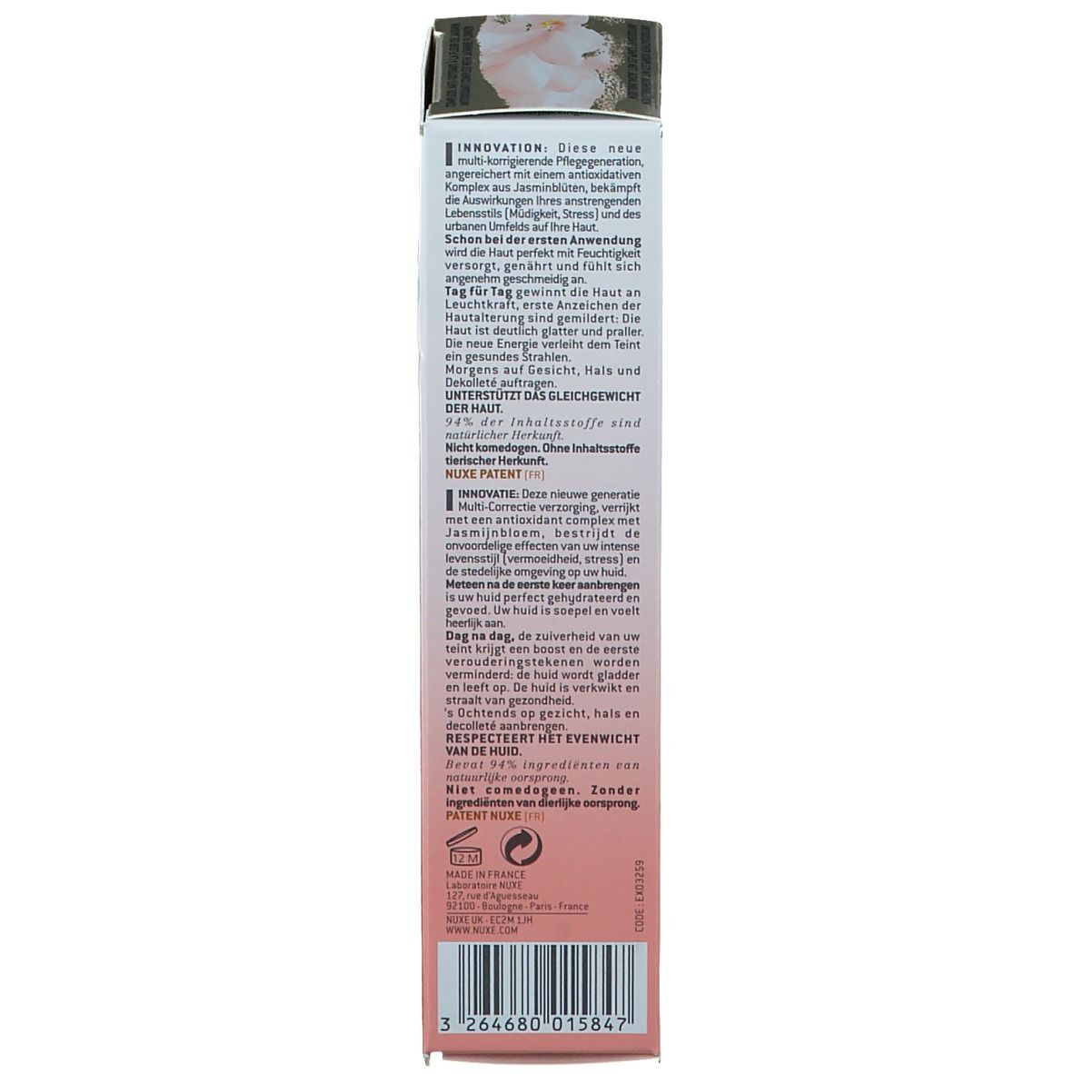 NUXE Crème Prodigieuse® Multi-korrigierende seidige Creme