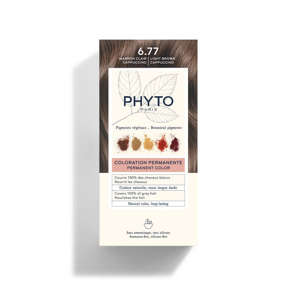 PHYTOCOLOR Coloration permanente 6.77 Marron clair cappuccino