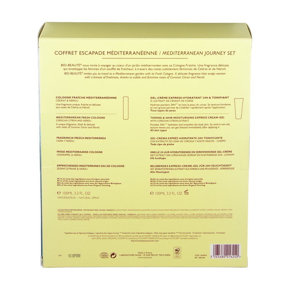 Bio Beauté® von Nuxe Mittelmeer Escapade Box Set
