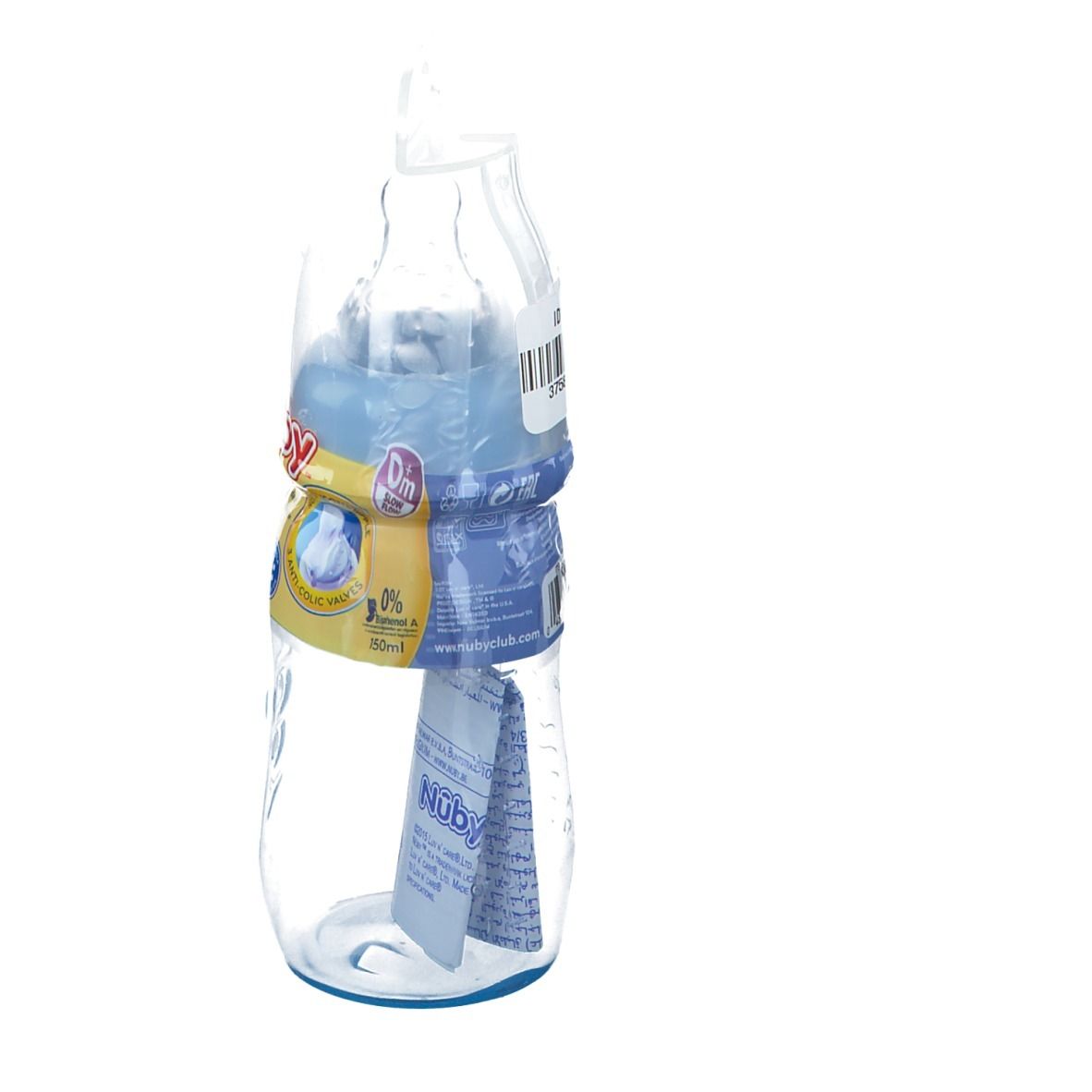 Nuby™ Babyflasche mit Anti-Kolik Silikonsauger