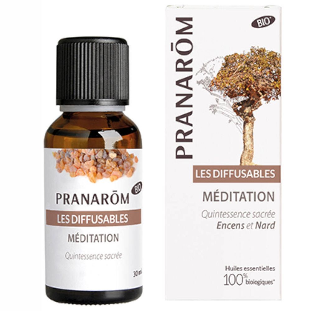 Pranarôm Les Diffusables Méditation Encens et Nard - Quintessence sacrée Bio